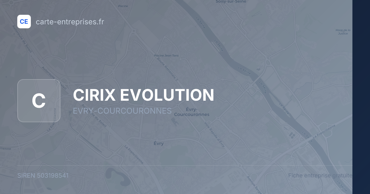 CIRIX EVOLUTION — 503198541 — fiche entreprise