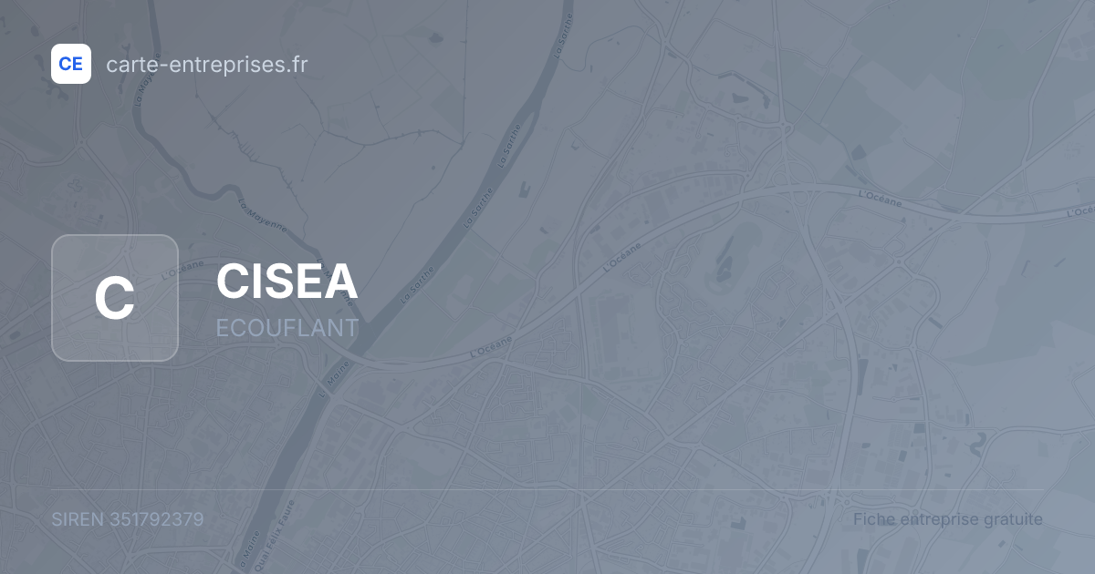 CISEA — 351792379 — fiche entreprise