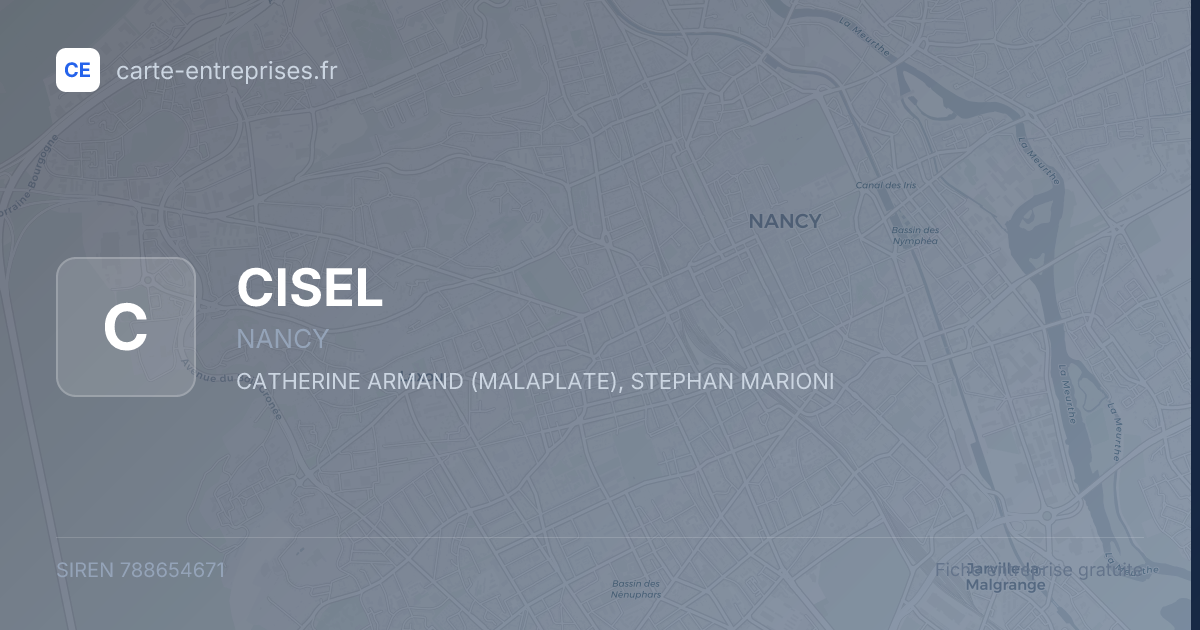 CISEL — 788654671 — fiche entreprise