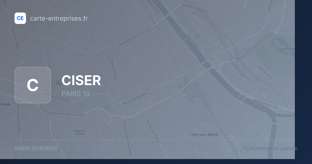 CISER — 351628102 — fiche entreprise