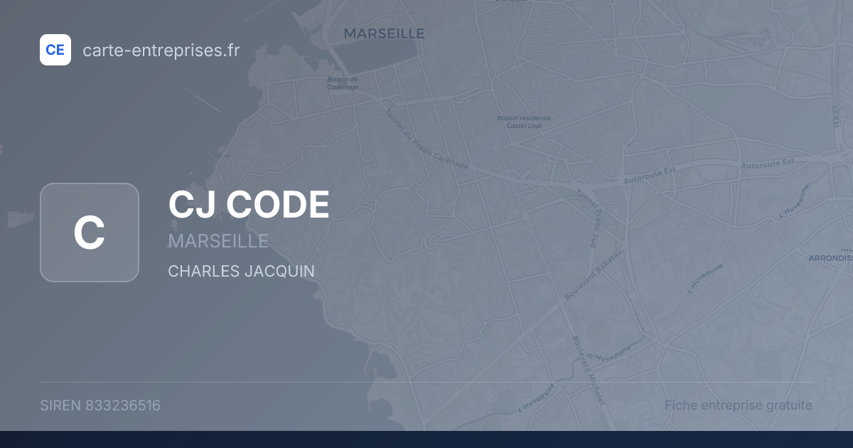 CJ CODE — 833236516 — fiche entreprise