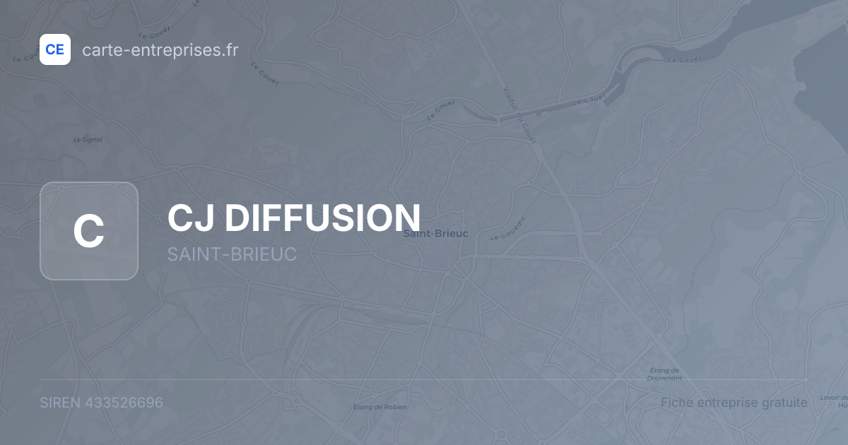 CJ DIFFUSION — 433526696 — fiche entreprise