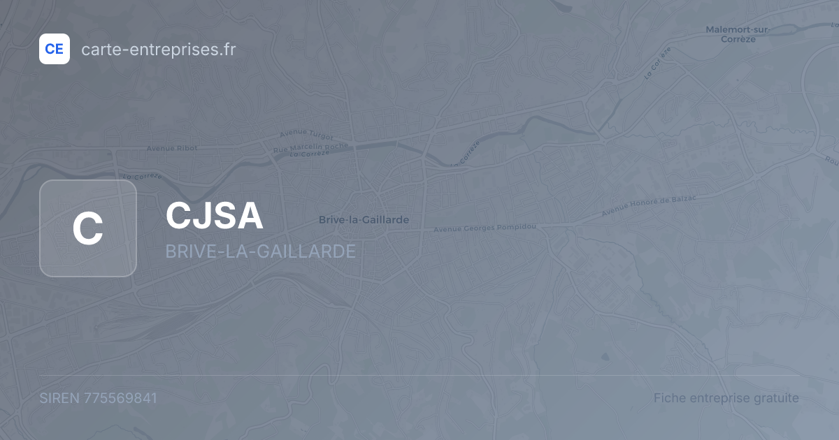 CJSA — 775569841 — fiche entreprise