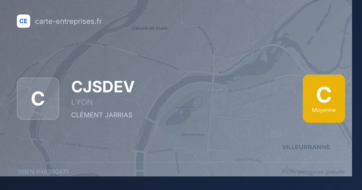 CJSDEV — 948390471 — fiche entreprise