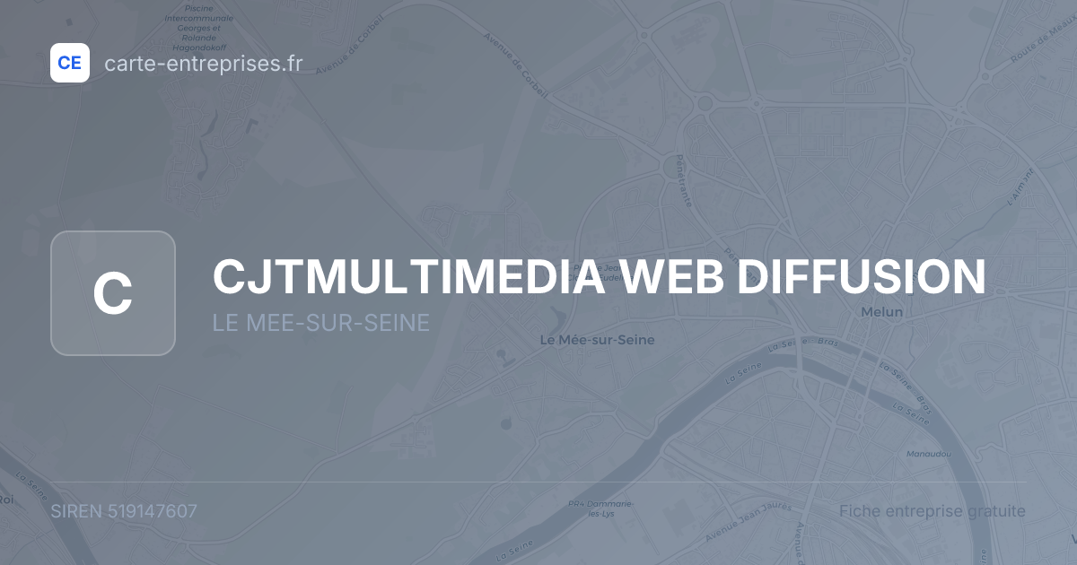CJTMULTIMEDIA WEB DIFFUSION — 519147607 — fiche entreprise