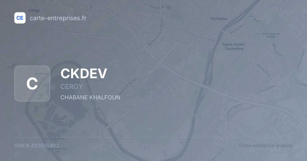 CKDEV — 493655492 — fiche entreprise