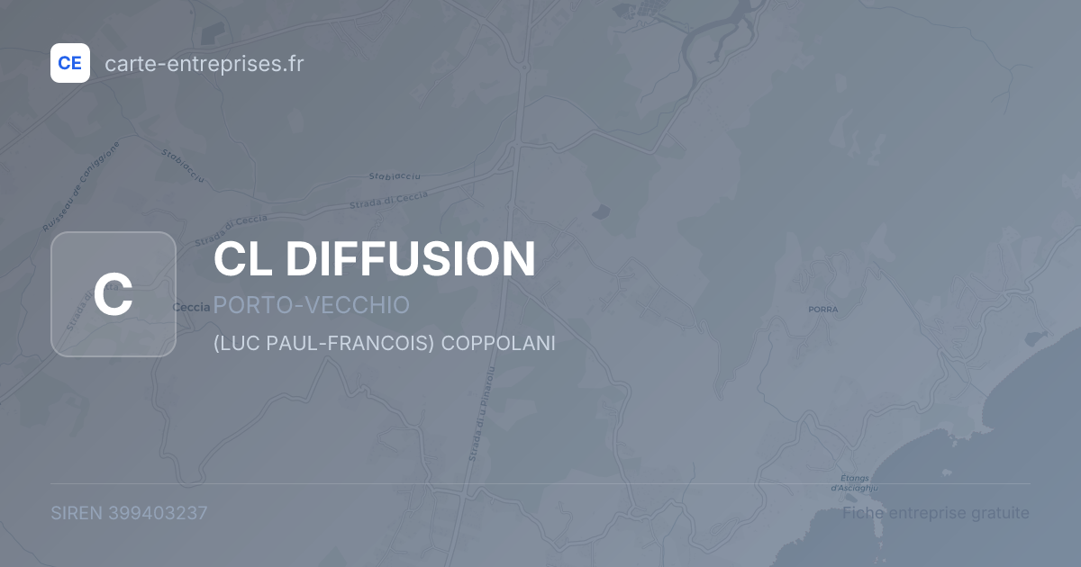 CL DIFFUSION — 399403237 — fiche entreprise