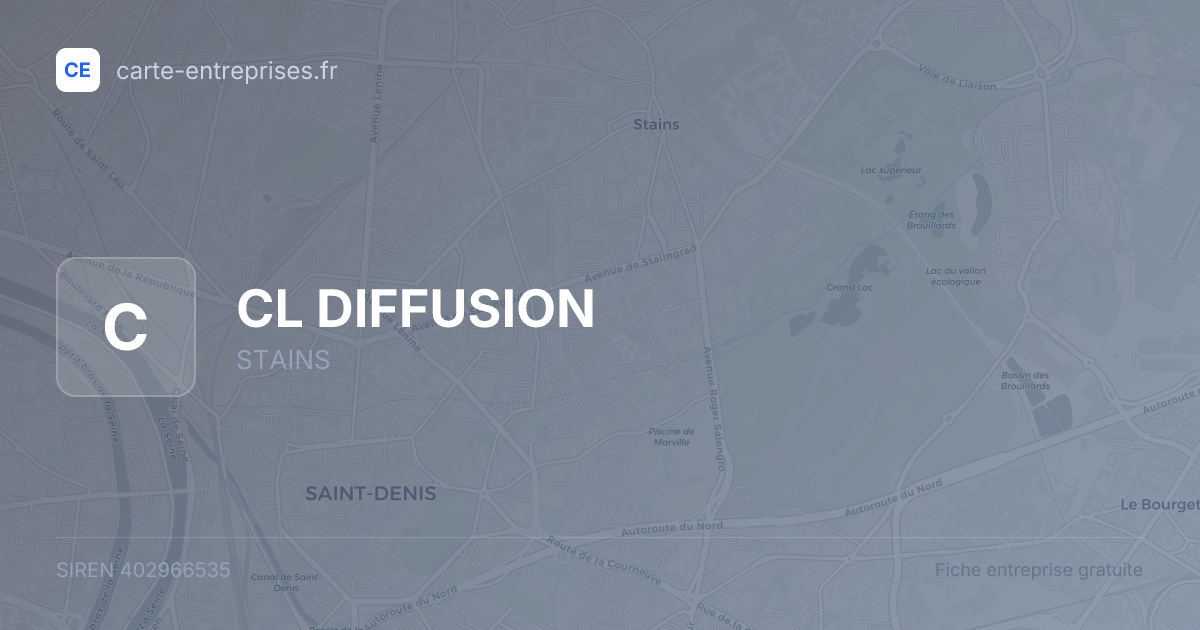 CL DIFFUSION — 402966535 — fiche entreprise