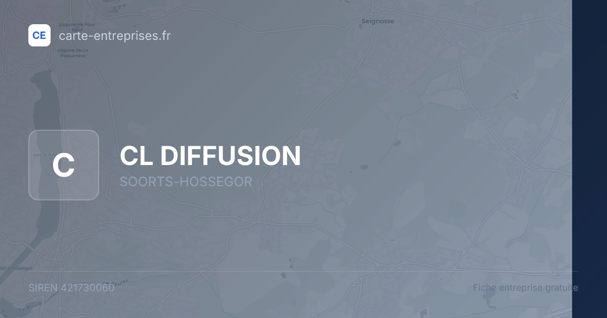 CL DIFFUSION — 421730060 — fiche entreprise