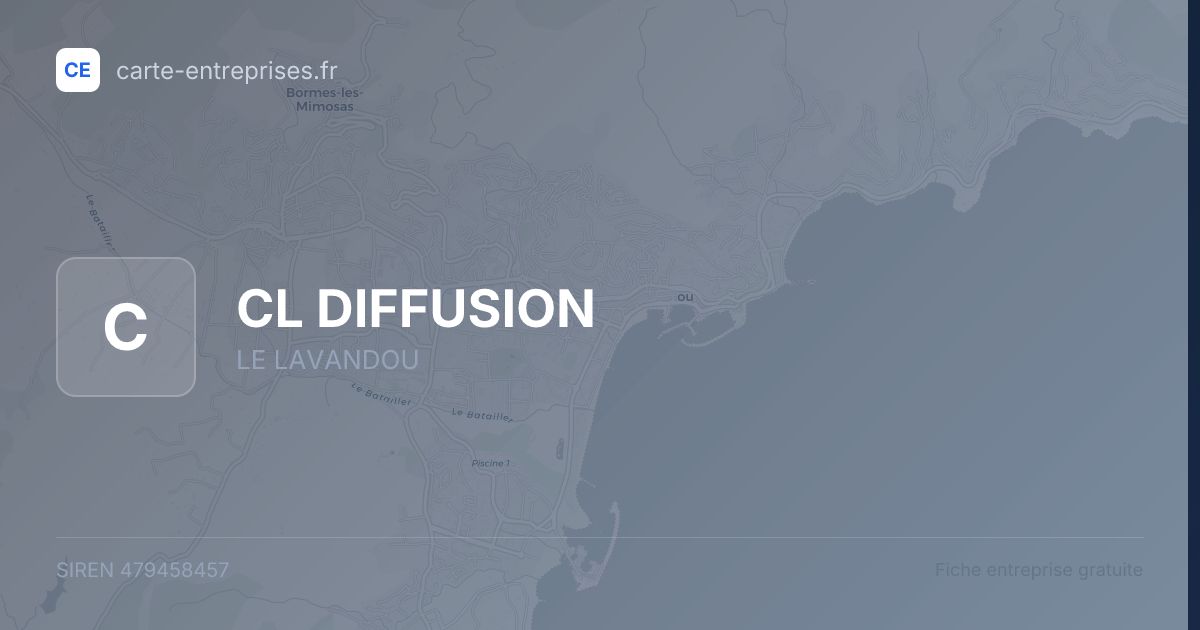 CL DIFFUSION — 479458457 — fiche entreprise