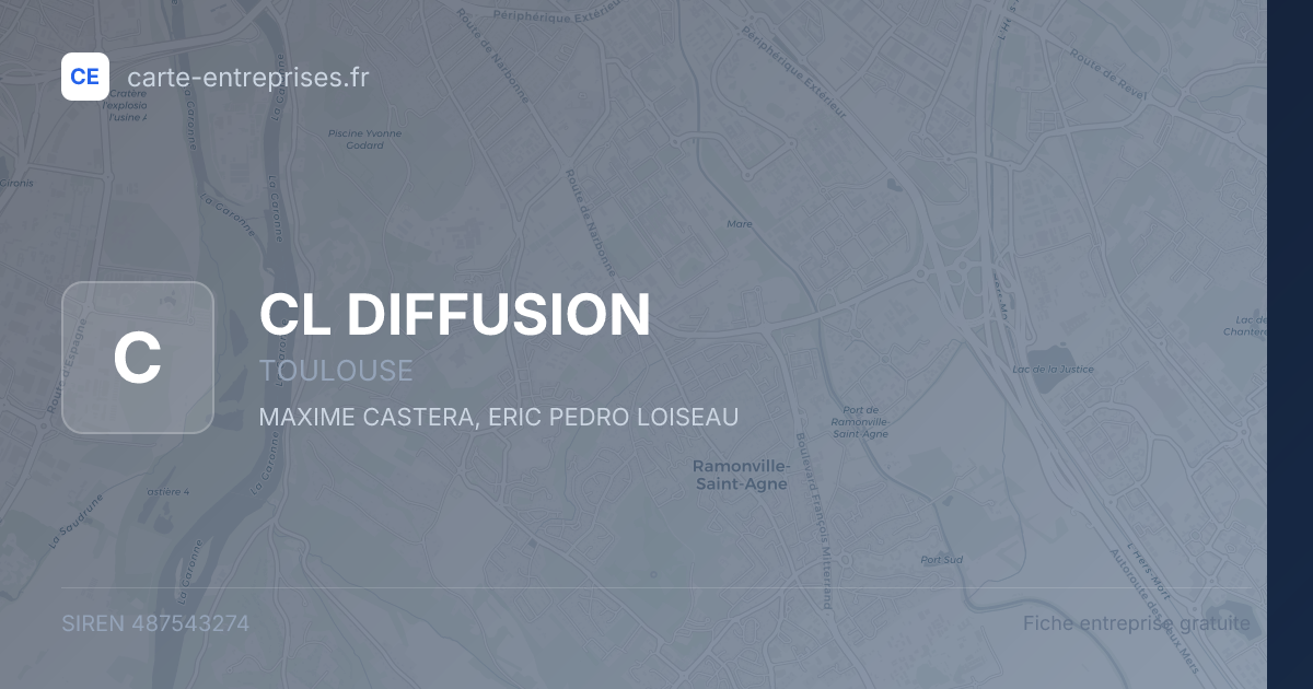 CL DIFFUSION — 487543274 — fiche entreprise