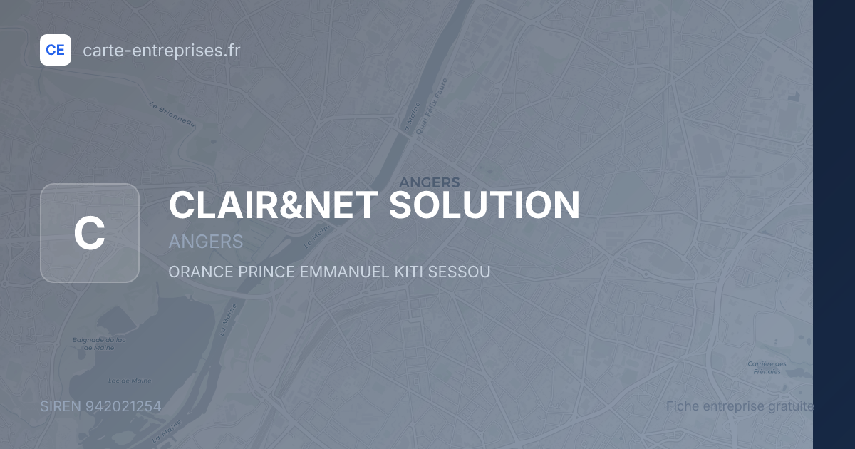 CLAIR&NET SOLUTION — 942021254 — fiche entreprise