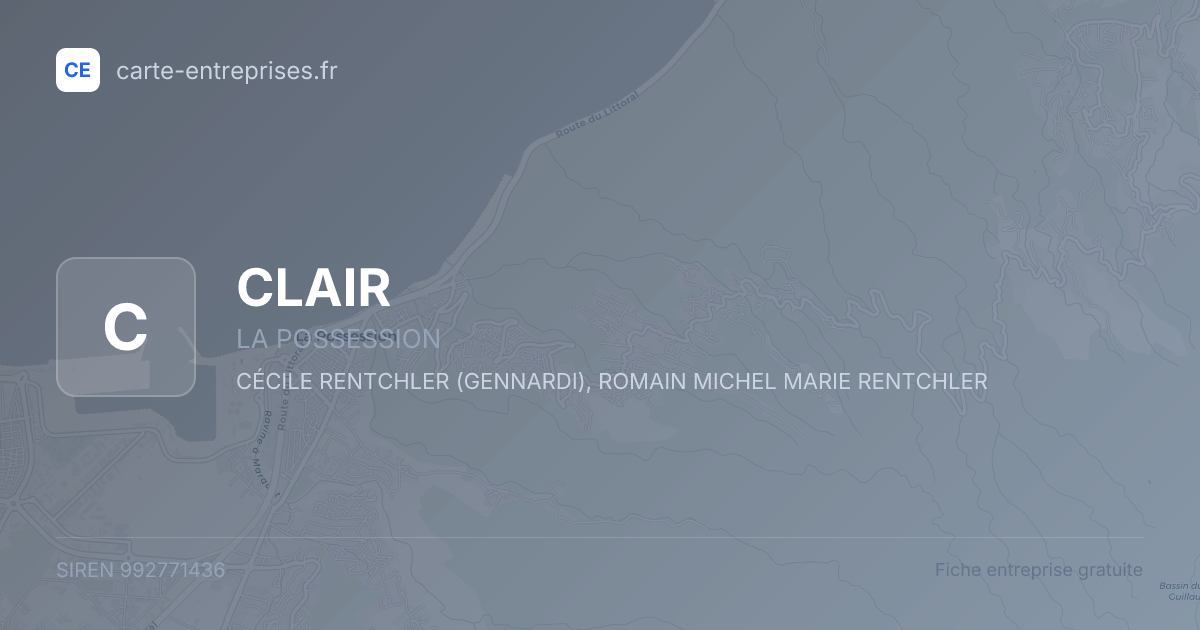 CLAIR — 992771436 — fiche entreprise