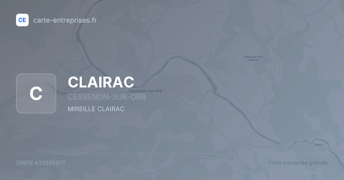 CLAIRAC — 433855970 — fiche entreprise