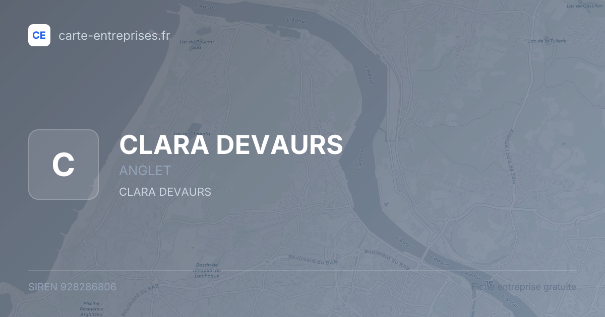 CLARA DEVAURS — 928286806 — fiche entreprise