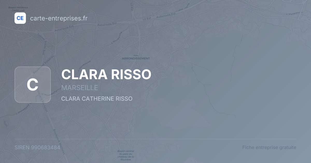 CLARA RISSO — 990683484 — fiche entreprise