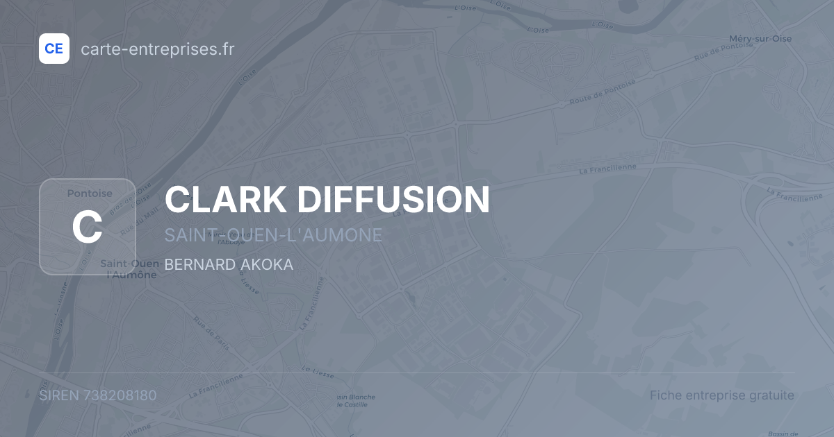 CLARK DIFFUSION — 738208180 — fiche entreprise