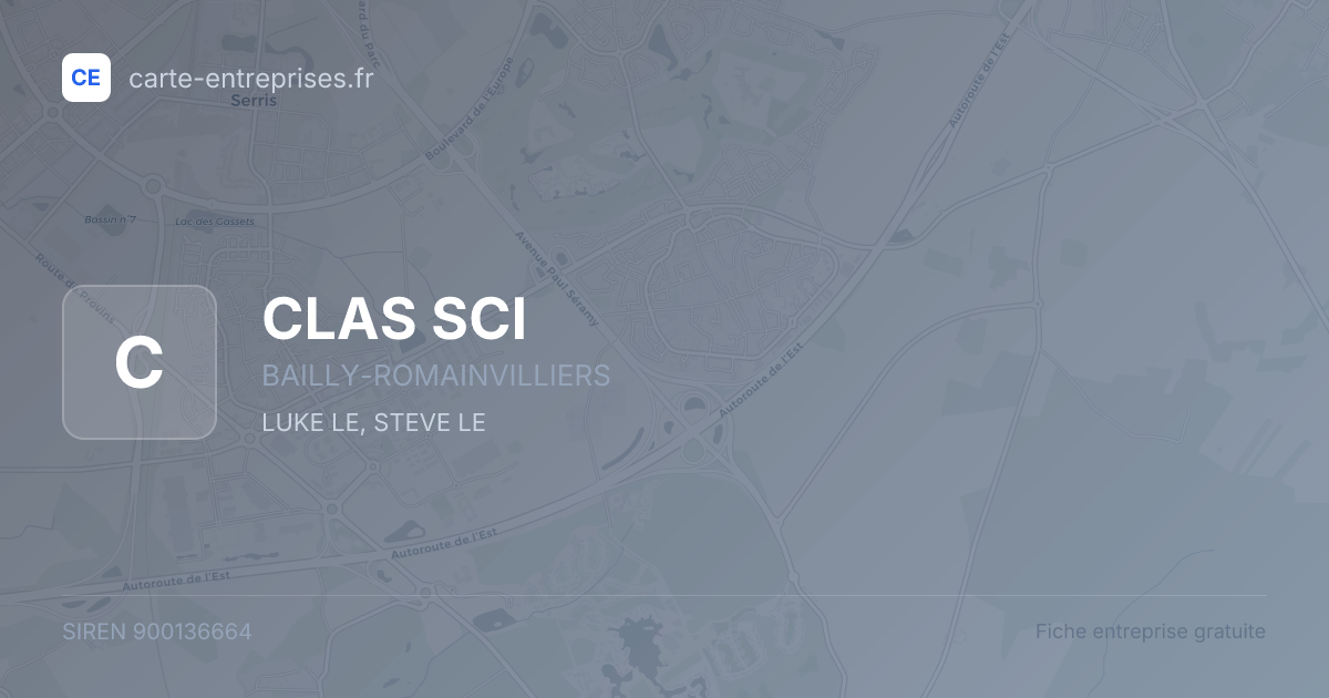 CLAS SCI — 900136664 — fiche entreprise