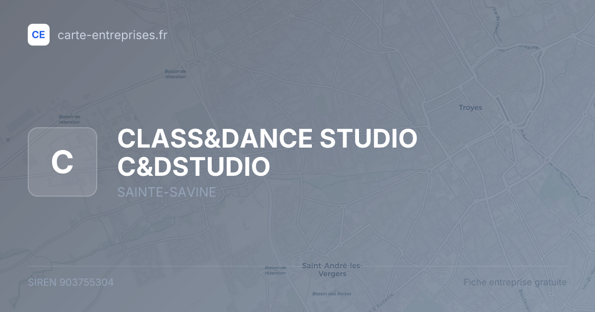 CLASS&DANCE STUDIO C&DSTUDIO — 903755304 — fiche entreprise