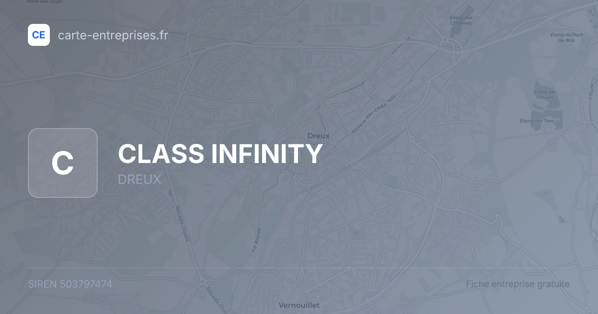 CLASS INFINITY — 503797474 — fiche entreprise