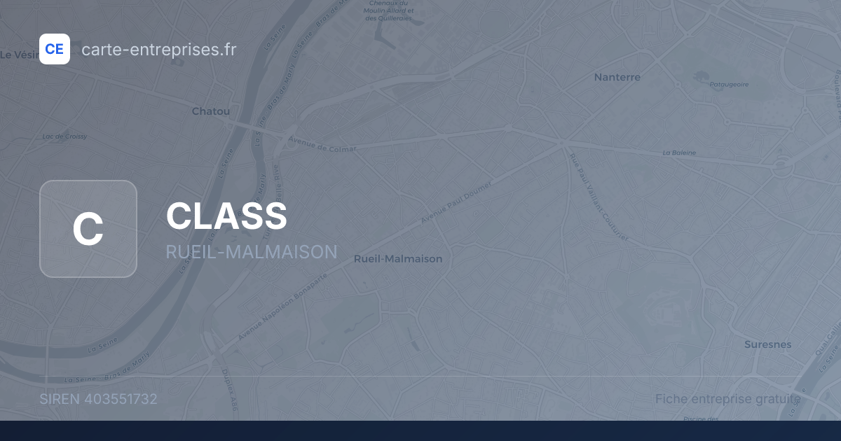 CLASS — 403551732 — fiche entreprise