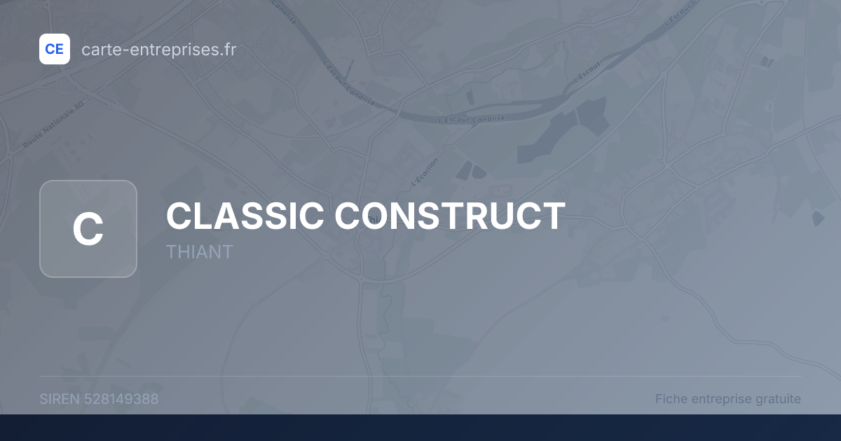 CLASSIC CONSTRUCT — 528149388 — fiche entreprise