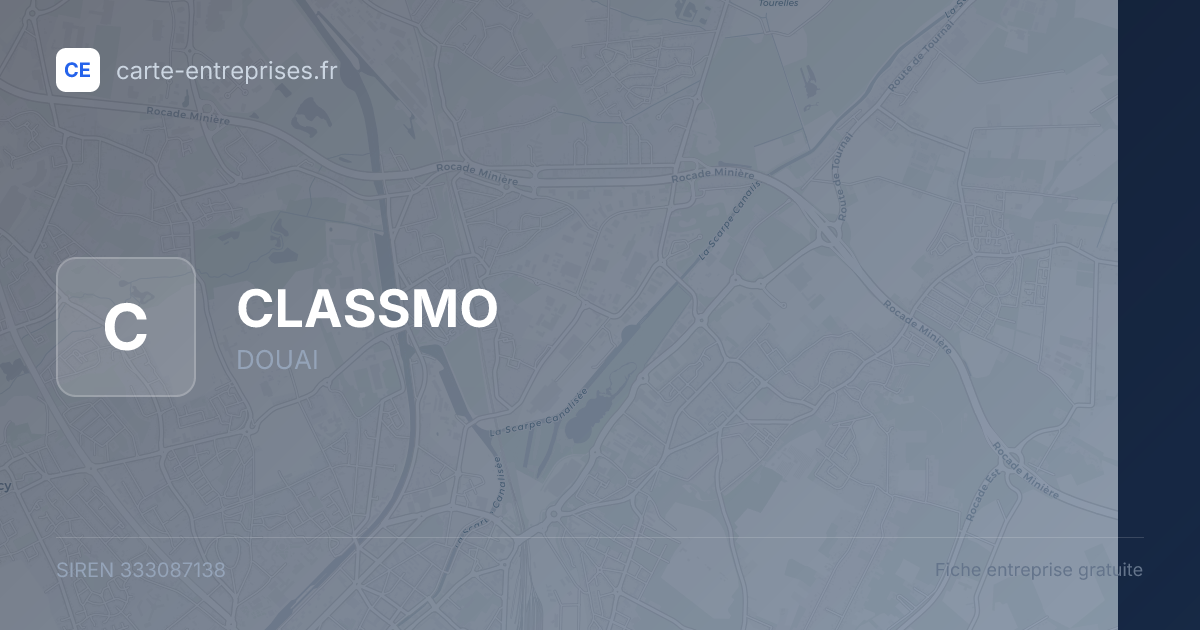 CLASSMO — 333087138 — fiche entreprise