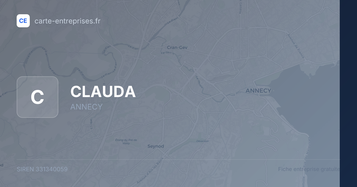 CLAUDA — 331340059 — fiche entreprise