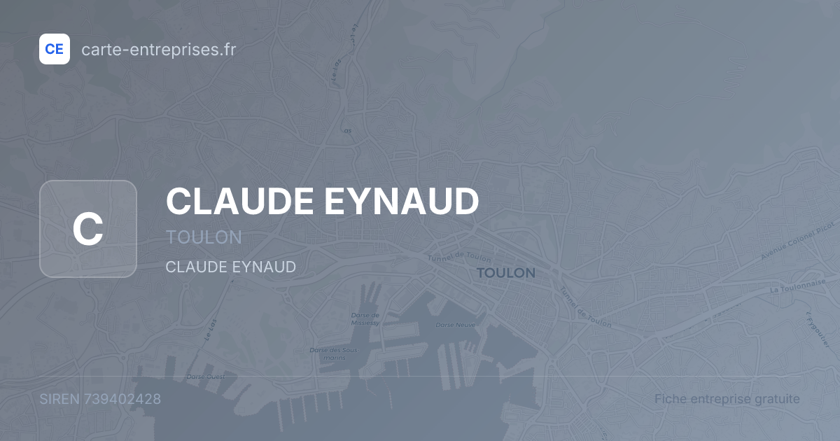 CLAUDE EYNAUD — 739402428 — fiche entreprise