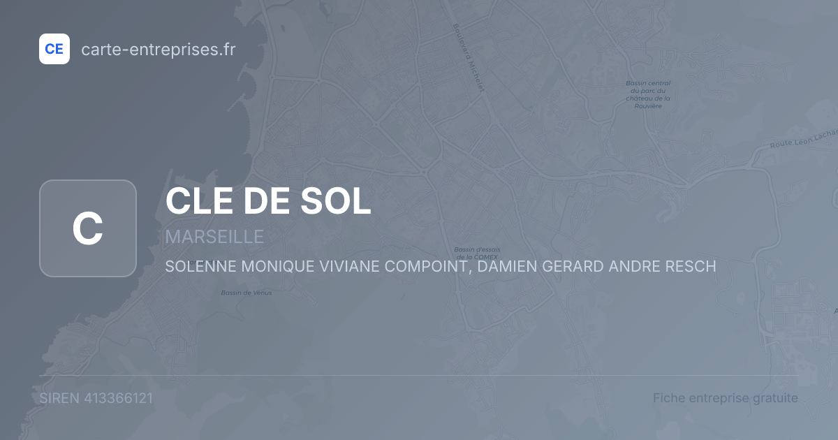 CLE DE SOL — 413366121 — fiche entreprise
