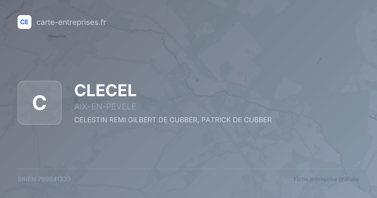 CLECEL — 799841333 — fiche entreprise