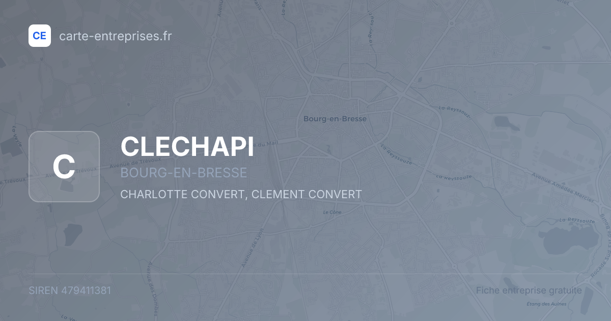 CLECHAPI — 479411381 — fiche entreprise