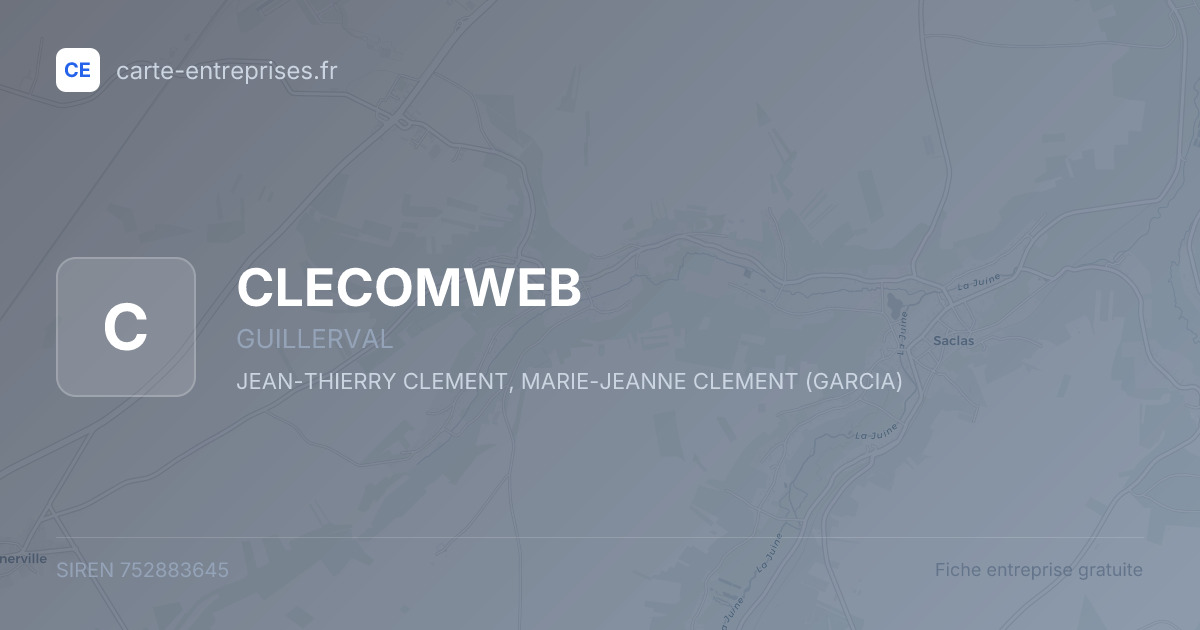 CLECOMWEB — 752883645 — fiche entreprise