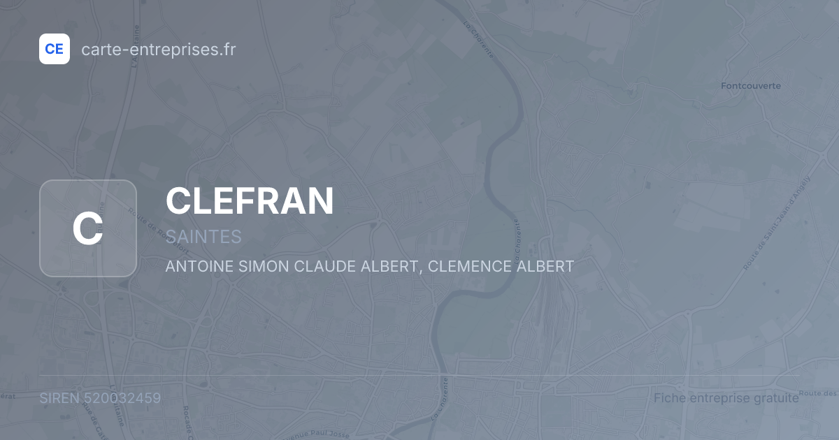 CLEFRAN — 520032459 — fiche entreprise