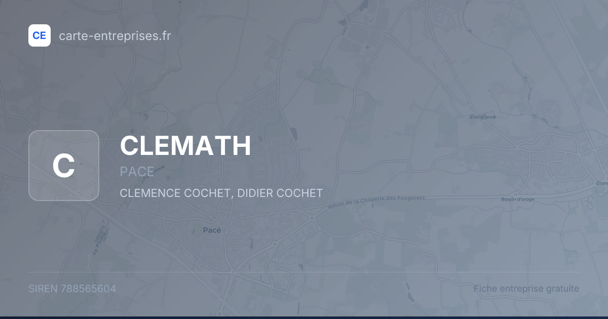 CLEMATH — 788565604 — fiche entreprise