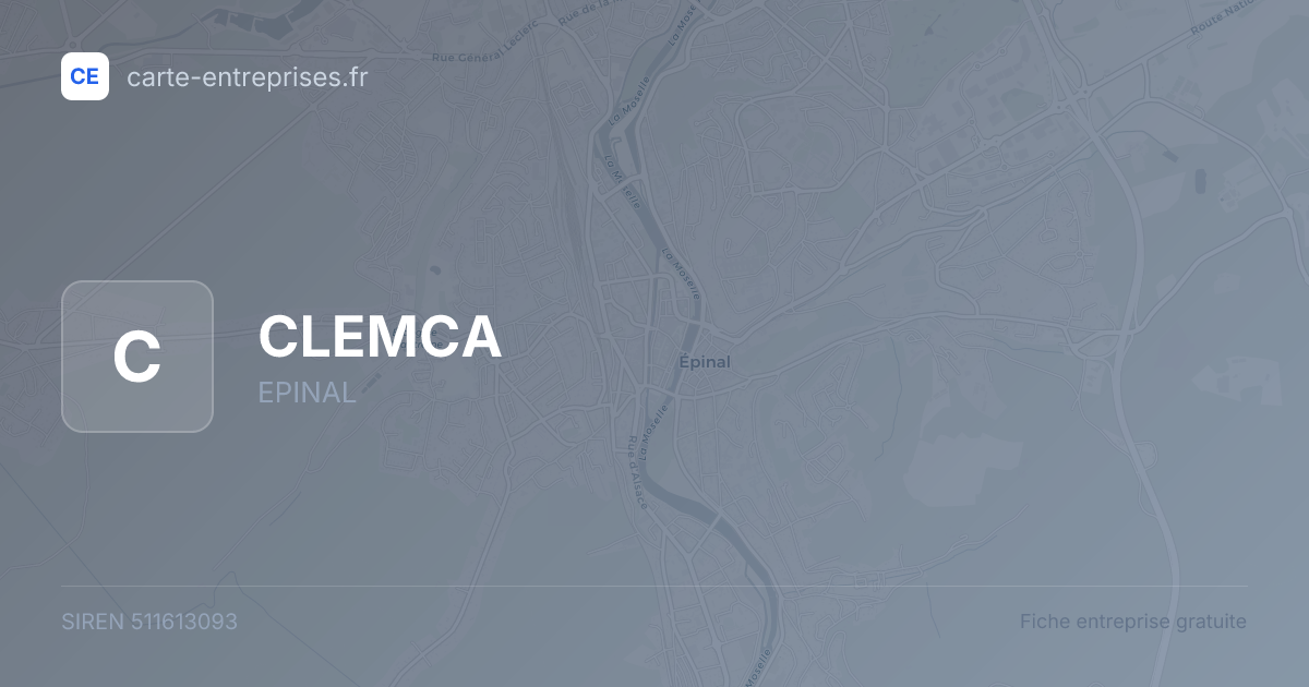 CLEMCA — 511613093 — fiche entreprise