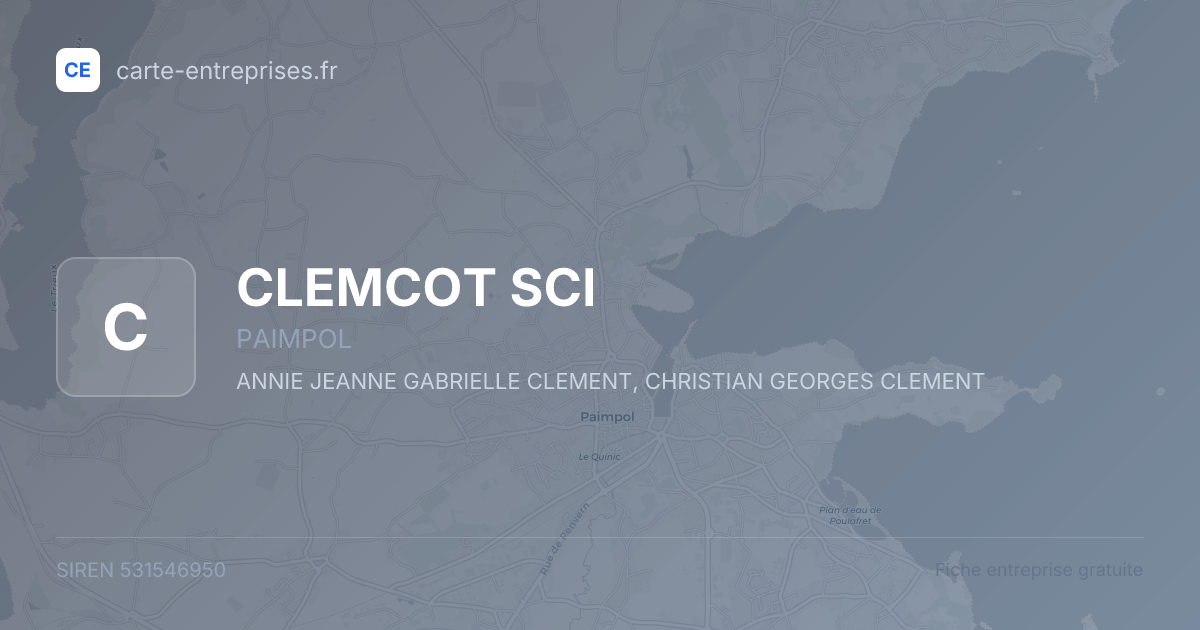 CLEMCOT SCI — 531546950 — fiche entreprise