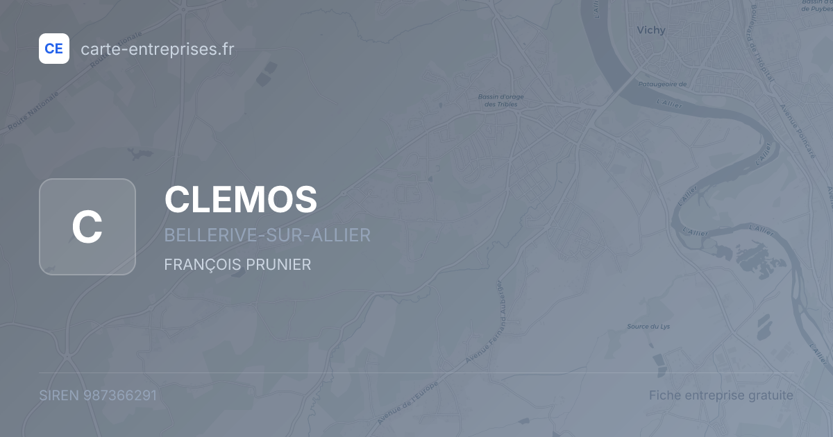 CLEMOS — 987366291 — fiche entreprise