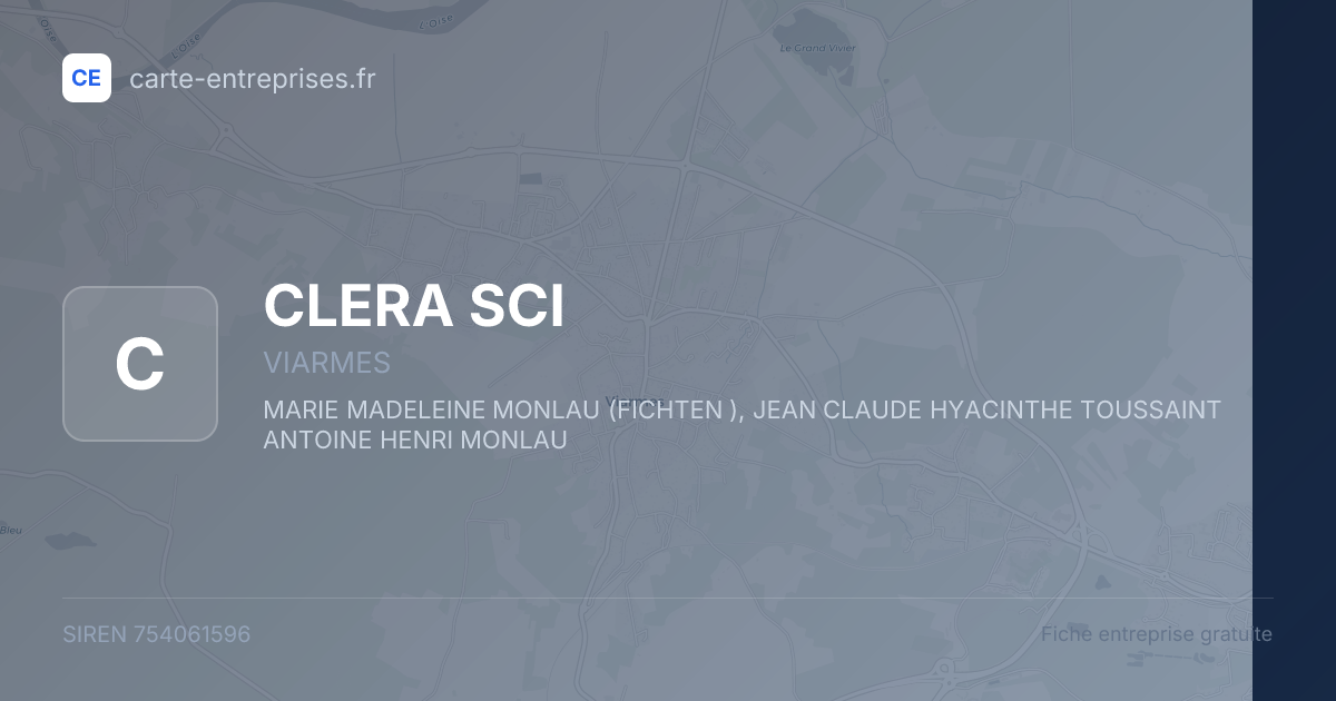 CLERA SCI — 754061596 — fiche entreprise