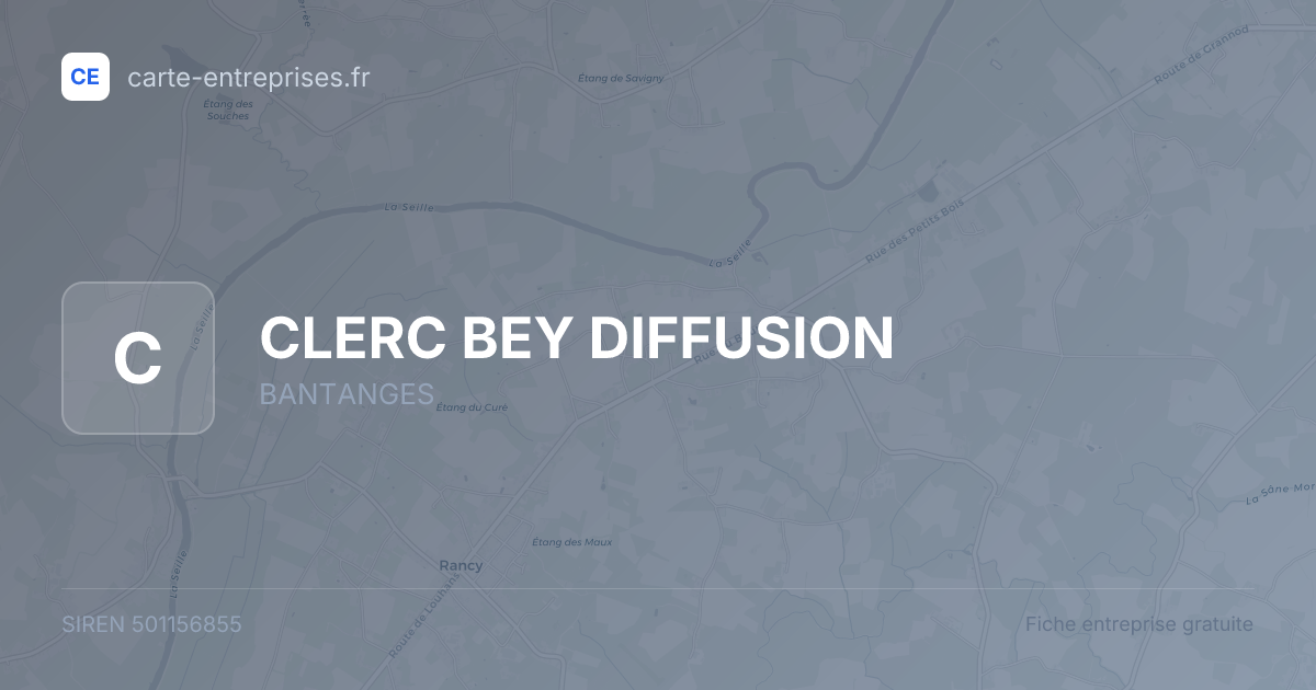 CLERC BEY DIFFUSION — 501156855 — fiche entreprise