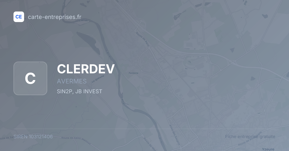 CLERDEV — 103121406 — fiche entreprise