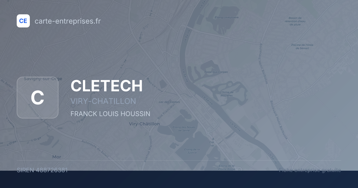 CLETECH — 488726381 — fiche entreprise