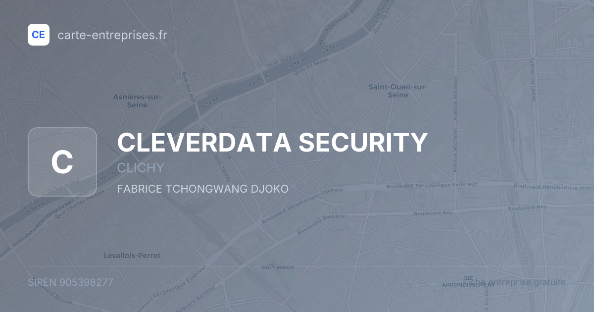 CLEVERDATA SECURITY — 905398277 — fiche entreprise