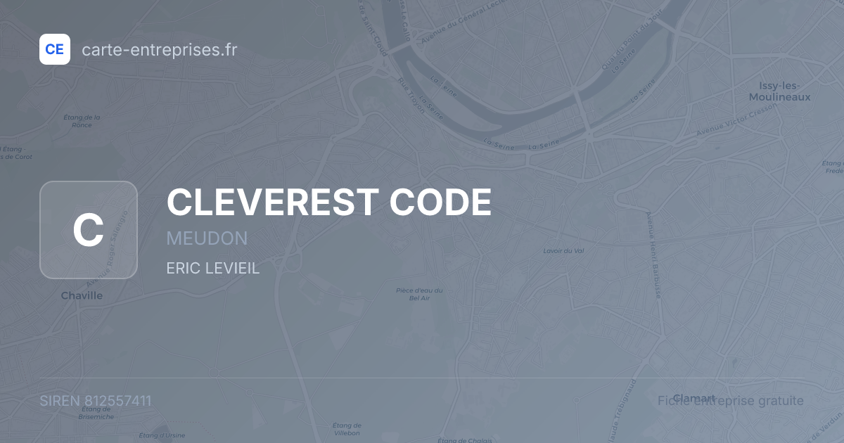 CLEVEREST CODE — 812557411 — fiche entreprise