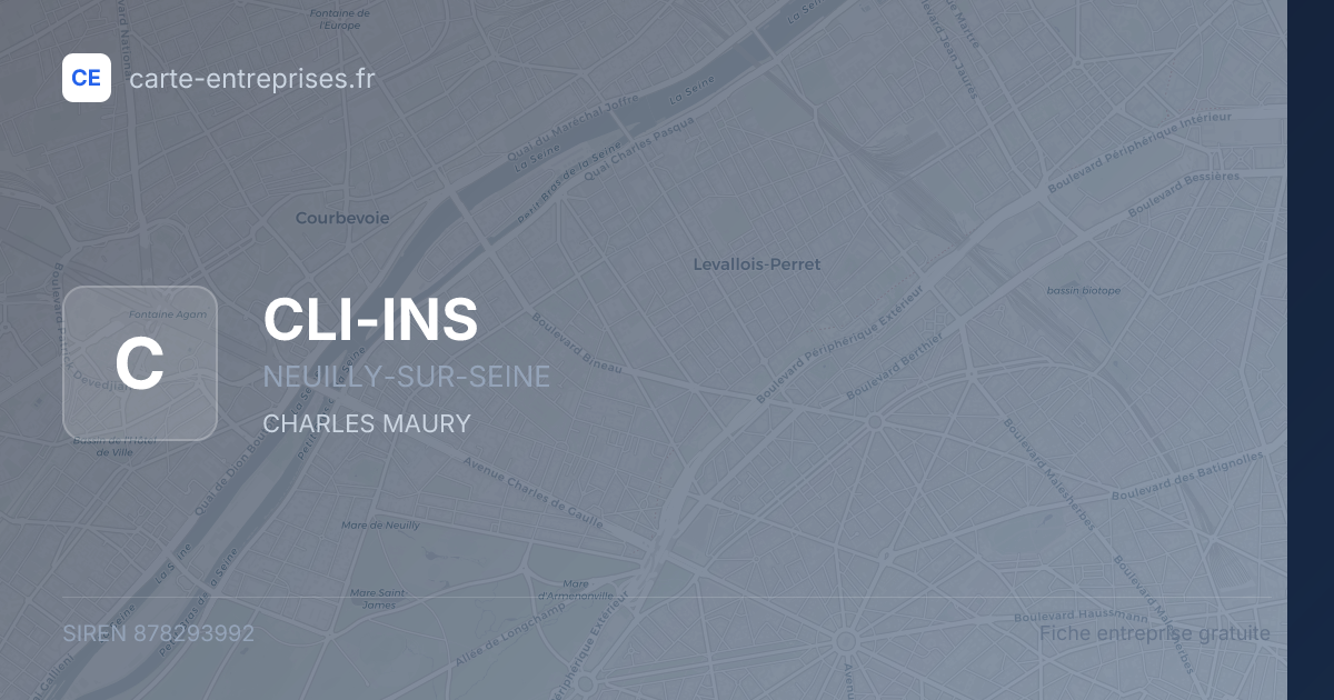 CLI-INS — 878293992 — fiche entreprise