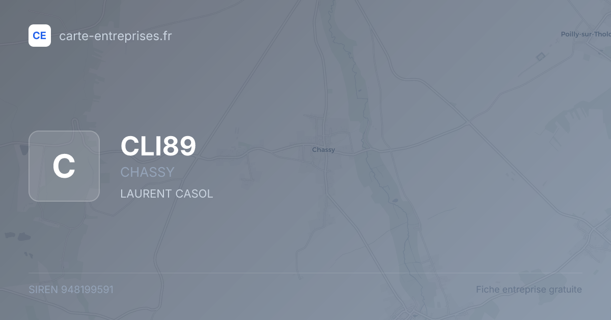 CLI89 — 948199591 — fiche entreprise