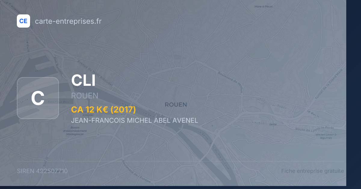 CLI — 492507710 — fiche entreprise