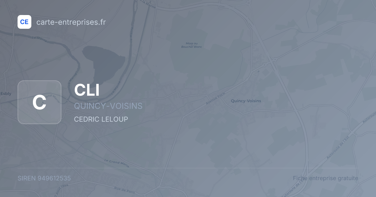 CLI — 949612535 — fiche entreprise