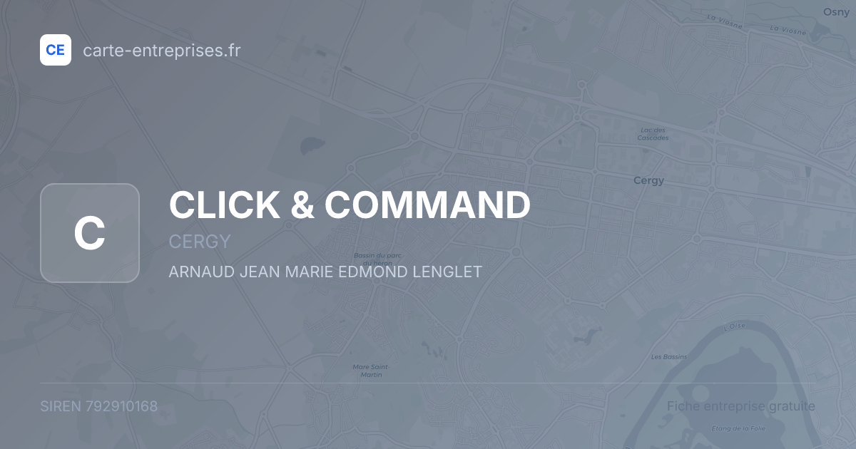 CLICK & COMMAND — 792910168 — fiche entreprise