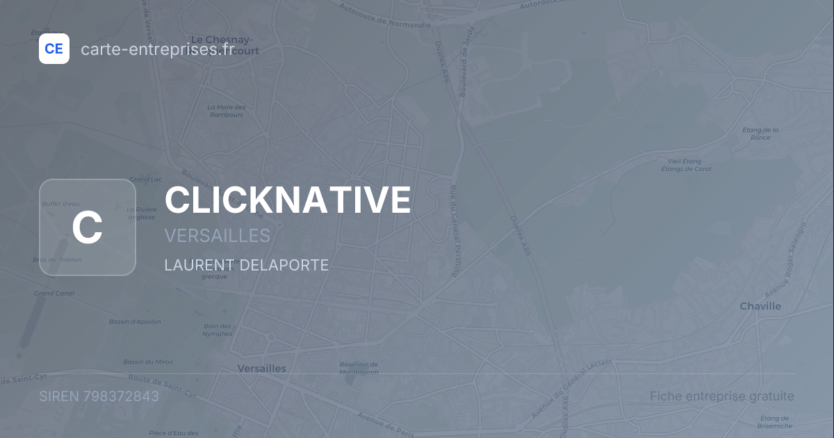 CLICKNATIVE — 798372843 — fiche entreprise